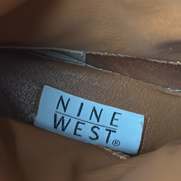 Vintage Nine West Nolan Brown Leather Western Boots Size 7 EUC - Picture 11 of 14